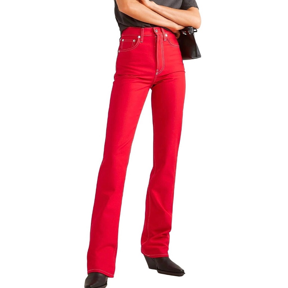 HELMUT LANG Femme Hi Red Bootcut jeans/ Size 25
